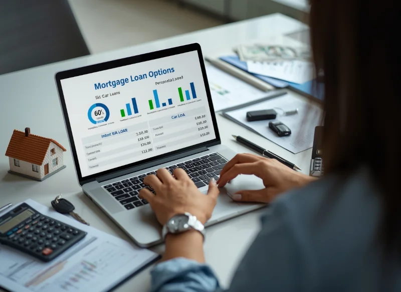 Porównanie różnych rodzajów kredytów hipoteczne, konsumpcyjne, samochodowe